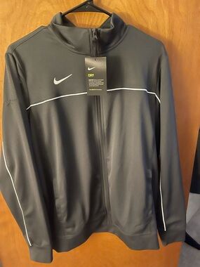 Nike Men's Black Dri-FIT Full-Zip Training Jacket